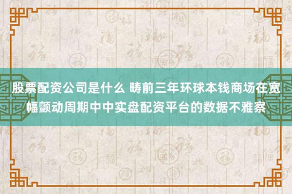 股票配资公司是什么 畴前三年环球本钱商场在宽幅颤动周期中中实盘配资平台的数据不雅察